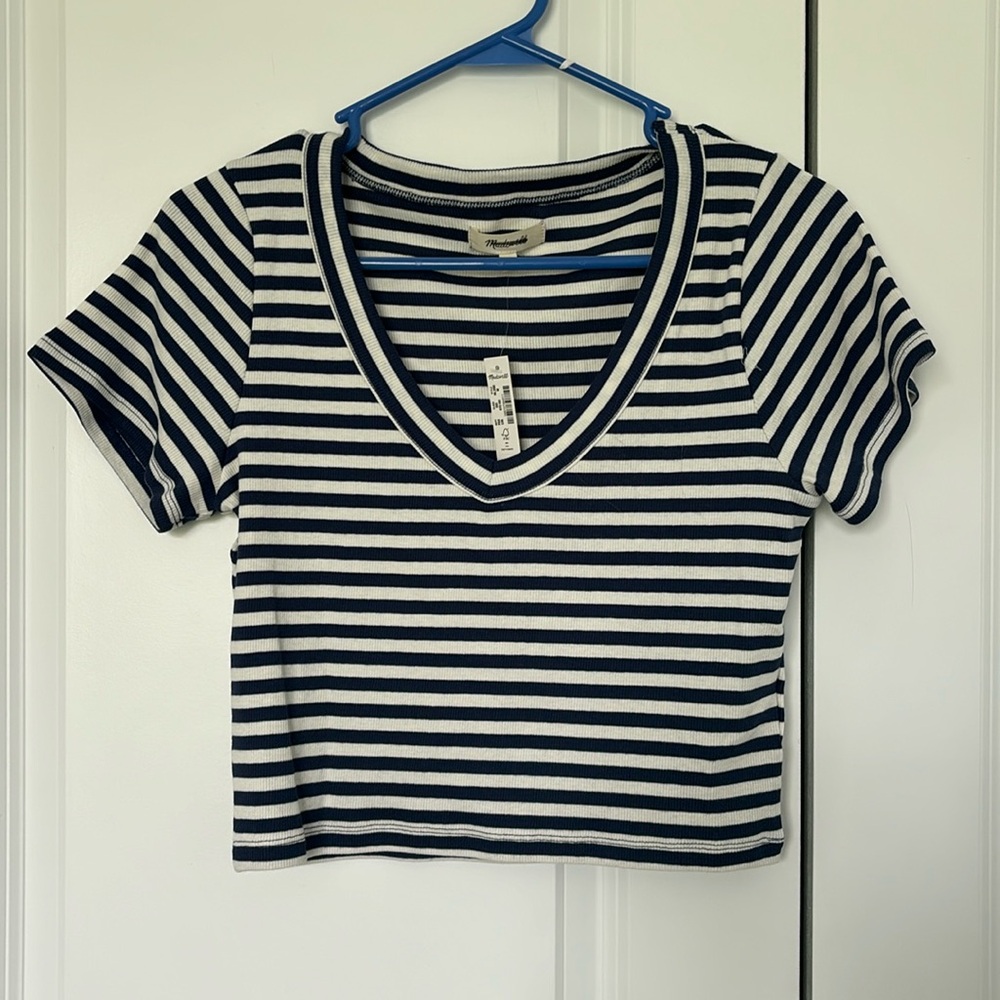 Madewell cropped tshirt.  NWT